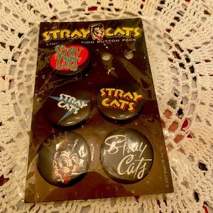 Stray Cats Buttons